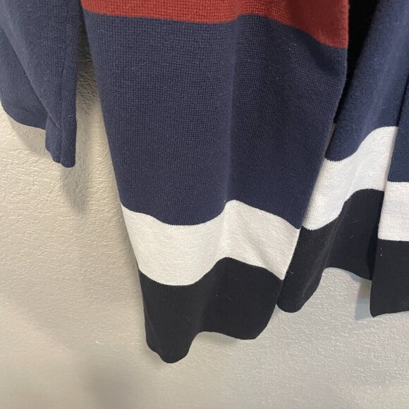 Ann Taylor Factory Colorblock Cardigan Sweater Medium - Picture 3 of 5